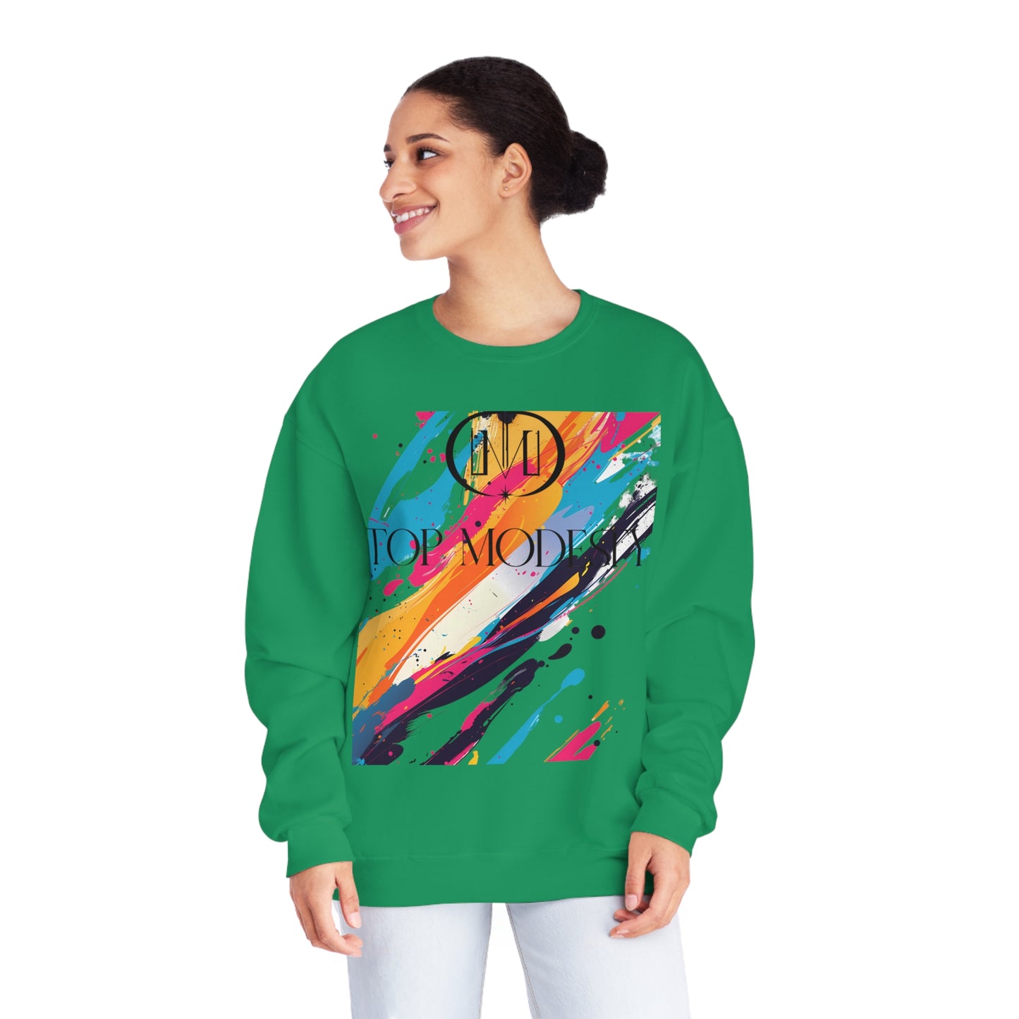 Top Modesty Spotlight Unisex Crewneck Sweatshirt