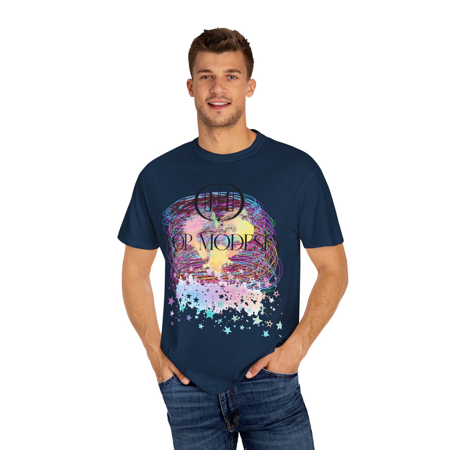 Top Modesty - Line Arts-Unisex Garment T-shirt