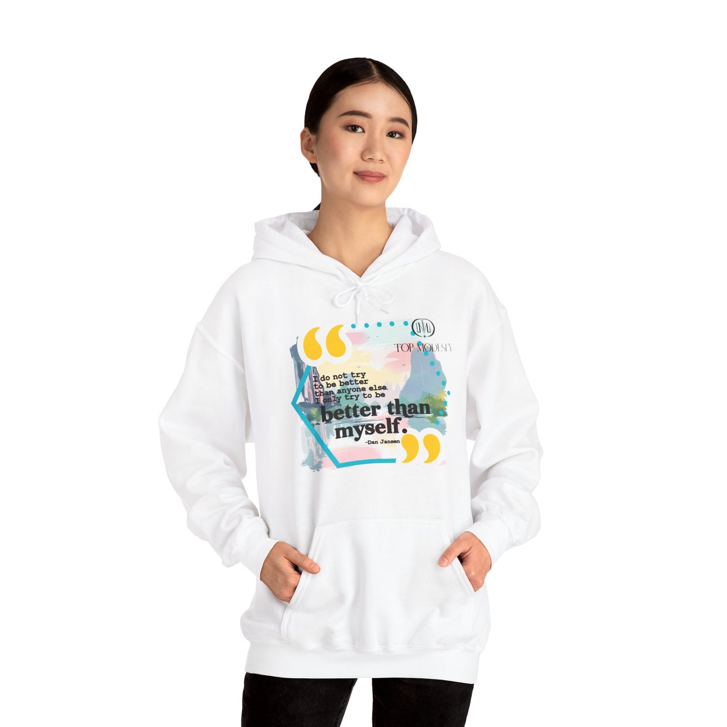 Top Modesty Hooded One Sweatshirt (unisex)