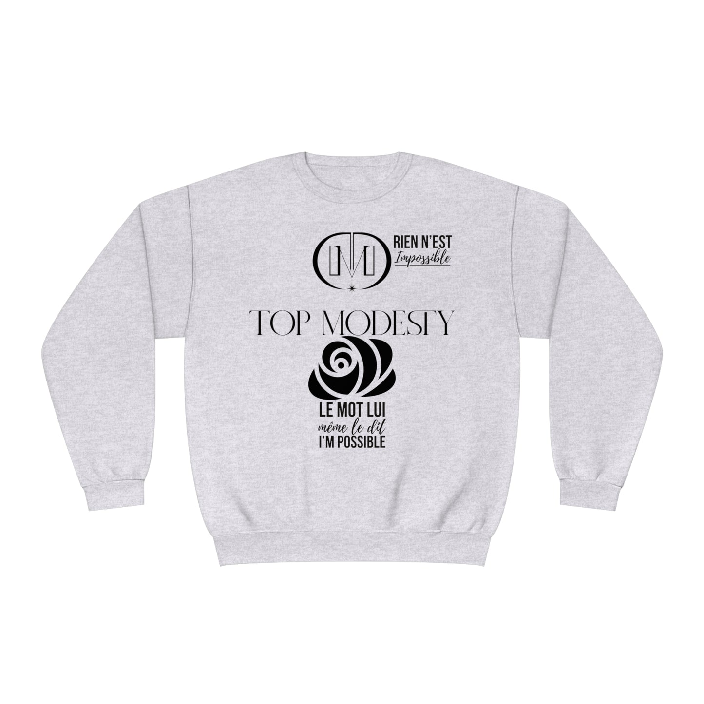 Top Modesty I’m Possible Unisex NuBlend® Crewneck Sweatshirt