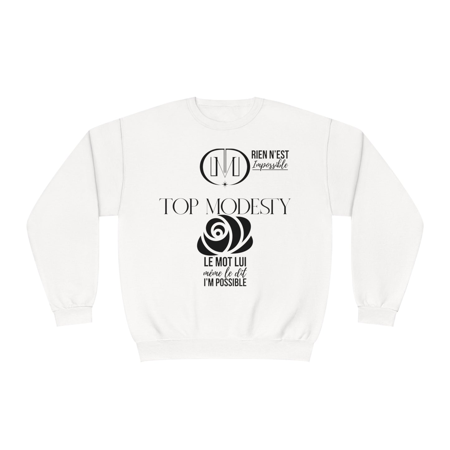 Top Modesty I’m Possible Unisex NuBlend® Crewneck Sweatshirt