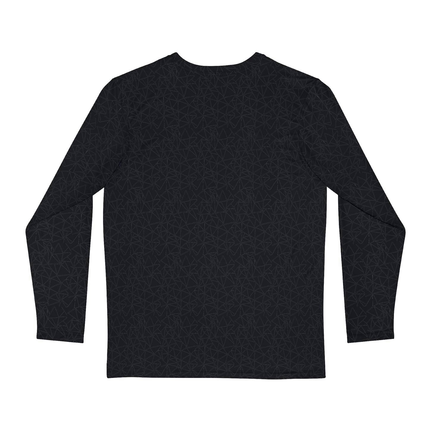 Top Modesty Men's Long Sleeve Shirt (black )