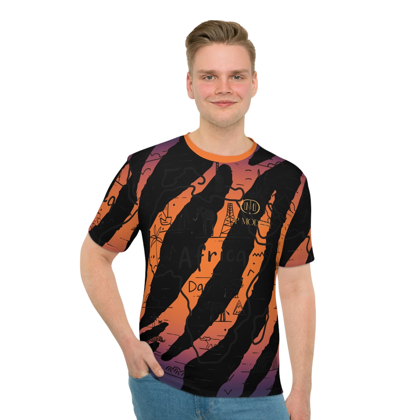 Top Modesty Men's Africa Day T-shirt-Crusta