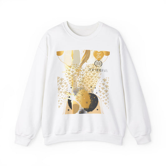 Top Modesty Heart of Gold Unisex Heavy Blend™ Crewneck Sweatshirt