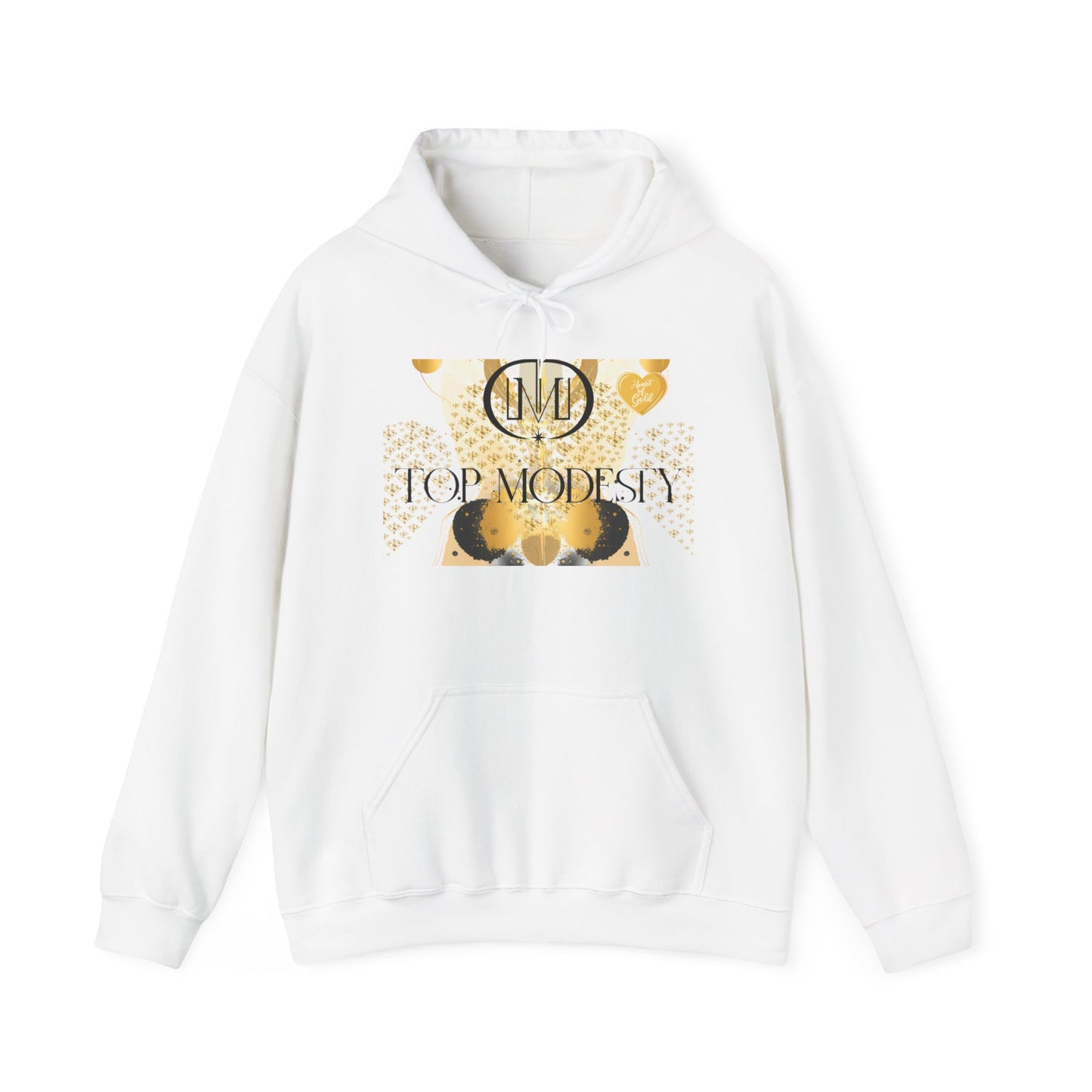 Top Modesty Heart of Gold Unisex Heavy Blend™ Hooded Sweatshirt