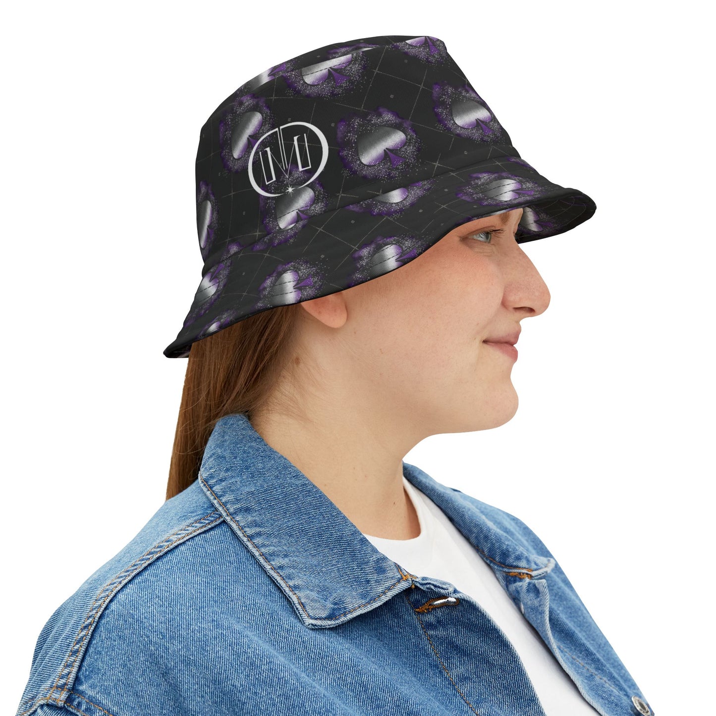 Top Modesty Night Spades Bucket Hat