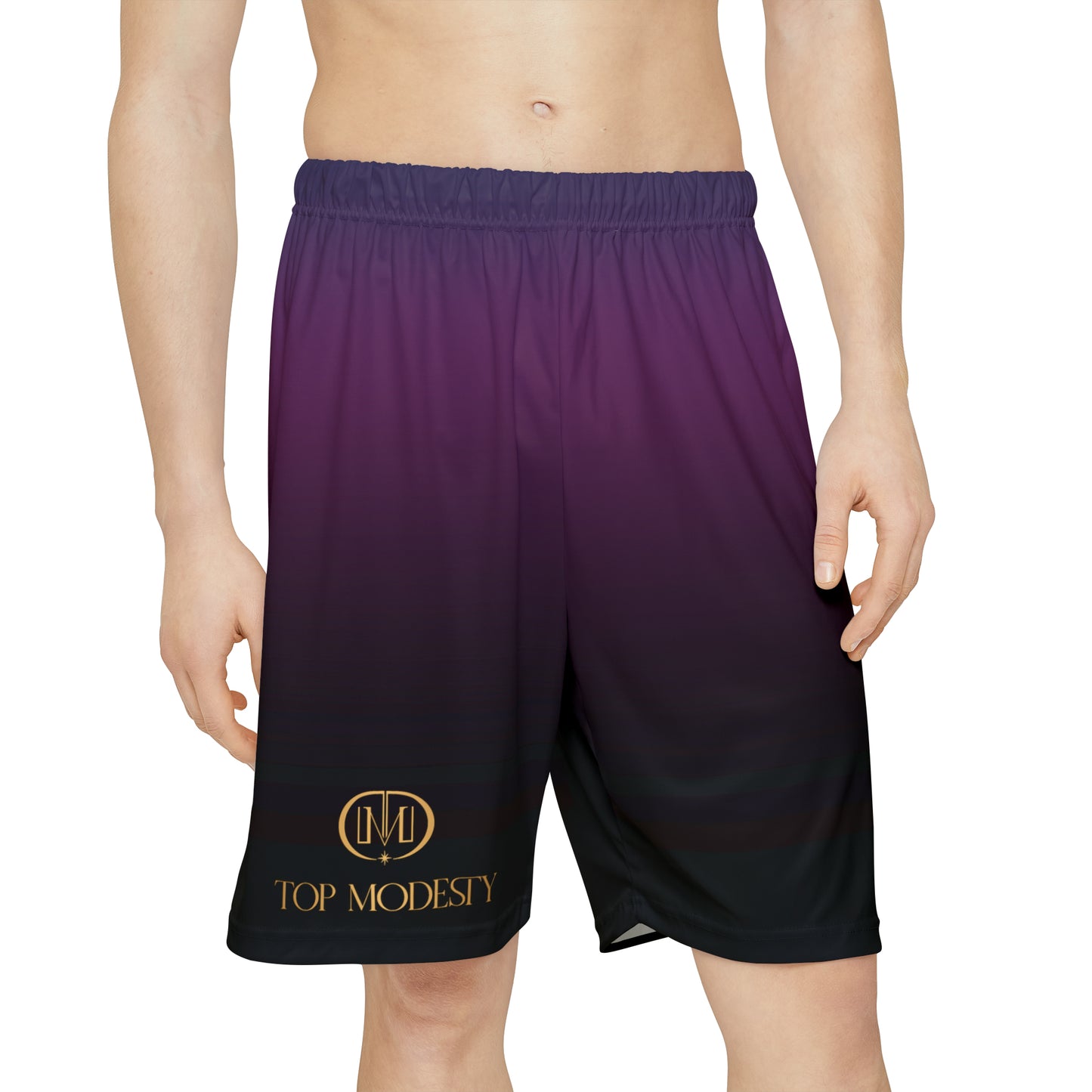 Top Modesty Men’s Sports Shorts (AOP)