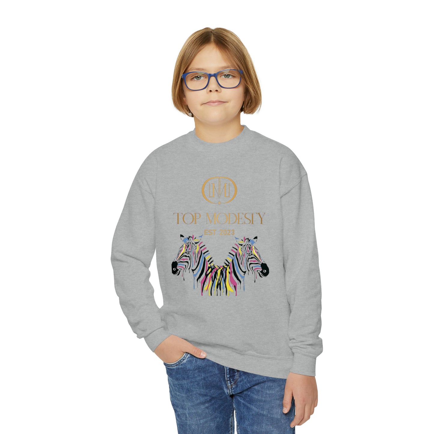 Youth Collection - Modesty DWI Youth Crewneck Sweatshirt