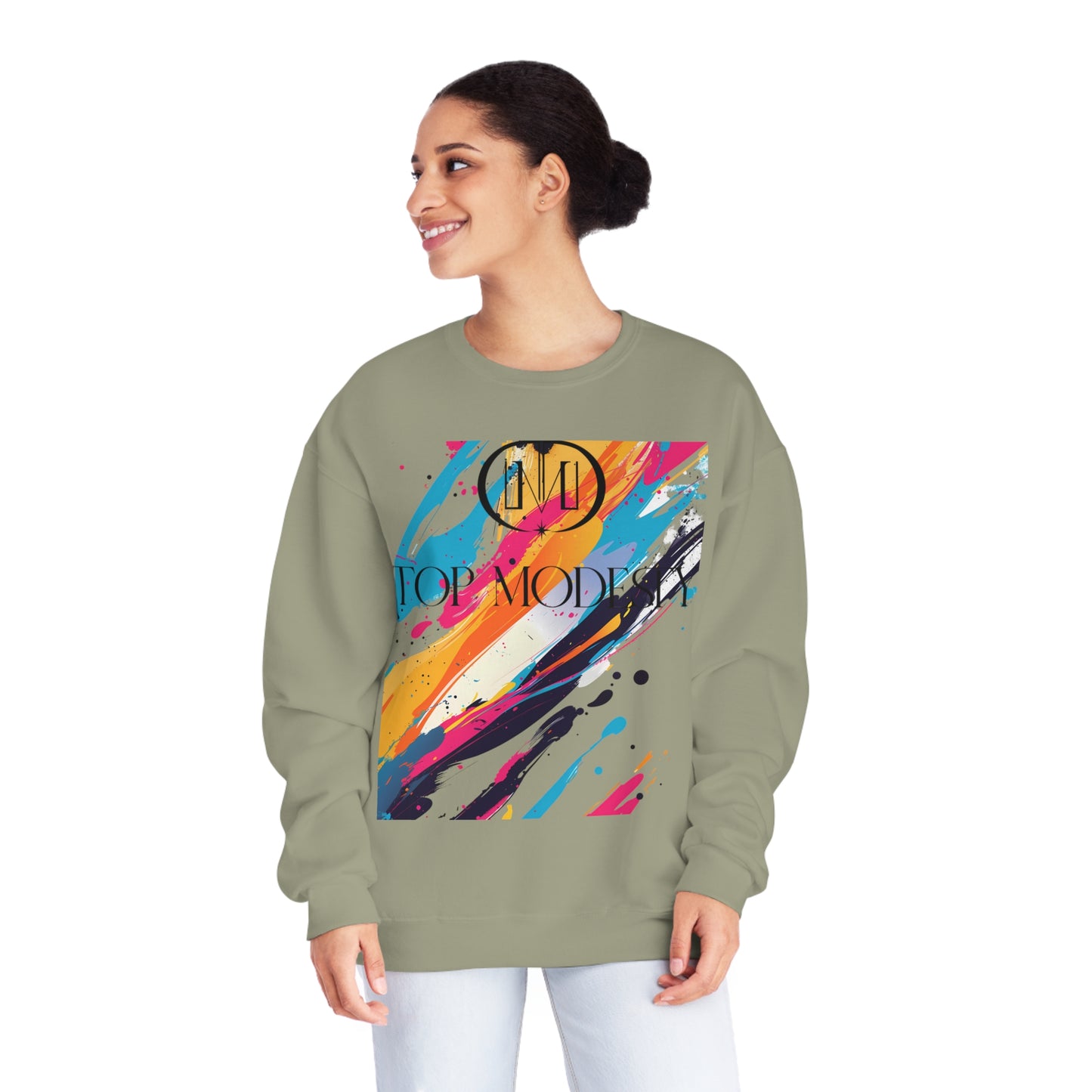 Top Modesty Spotlight Unisex Crewneck Sweatshirt