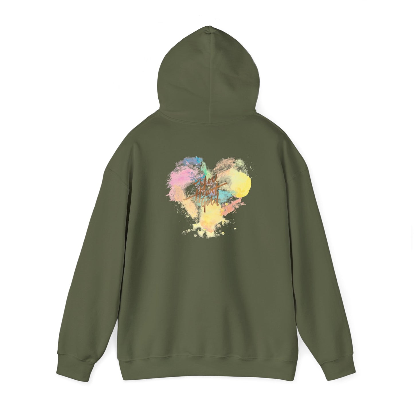 Top Modesty Heart of Gold Unisex Heavy Blend™ Hooded Sweatshirt