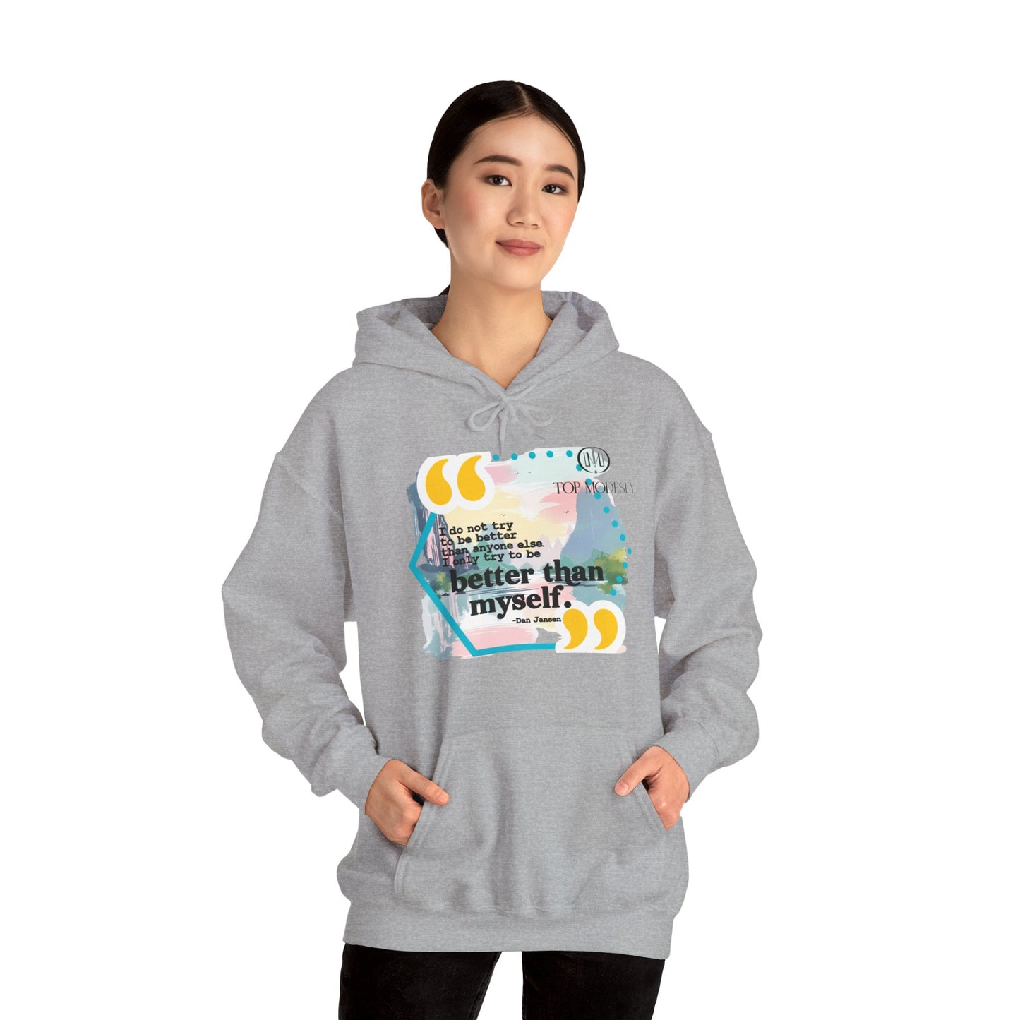 Top Modesty Hooded One Sweatshirt (unisex)