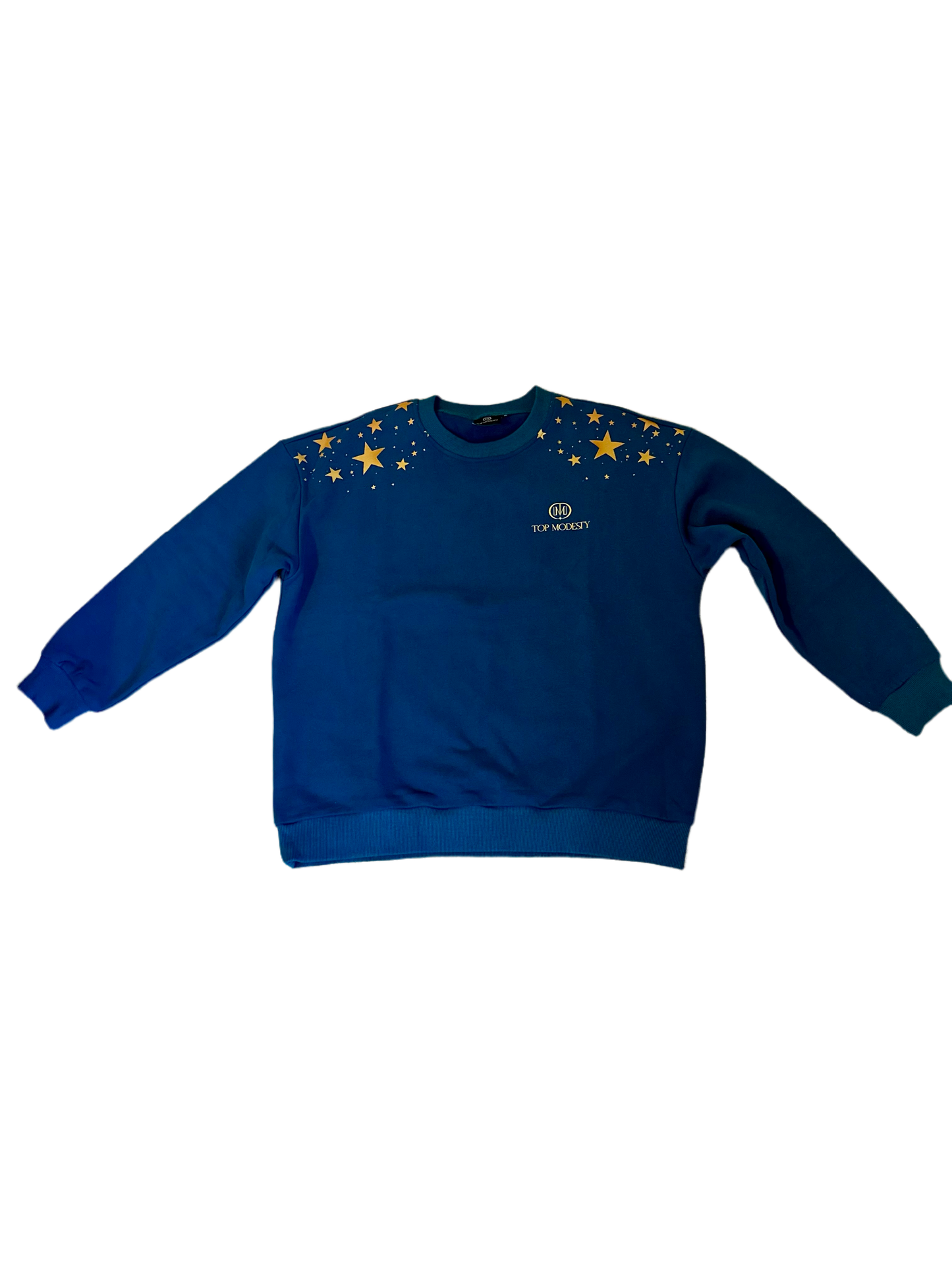 Top Modesty Simply Stars Crewneck Sweater