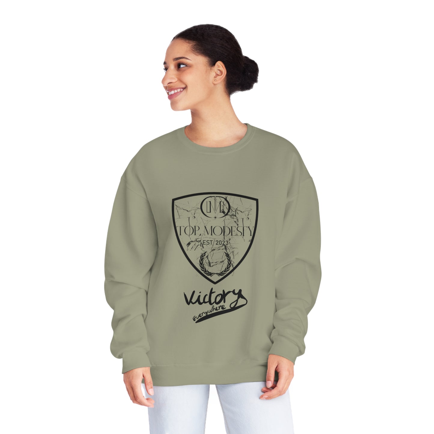 Top Modesty Victory Everywhere Unisex NuBlend® Crewneck Sweatshirt