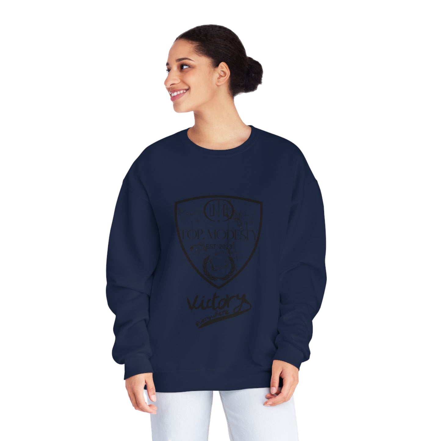 Top Modesty Victory Everywhere Unisex NuBlend® Crewneck Sweatshirt