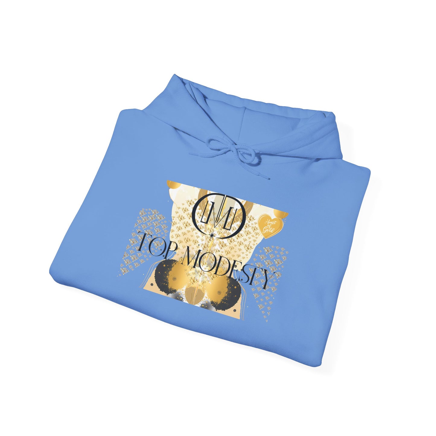 Top Modesty Heart of Gold Unisex Heavy Blend™ Hooded Sweatshirt