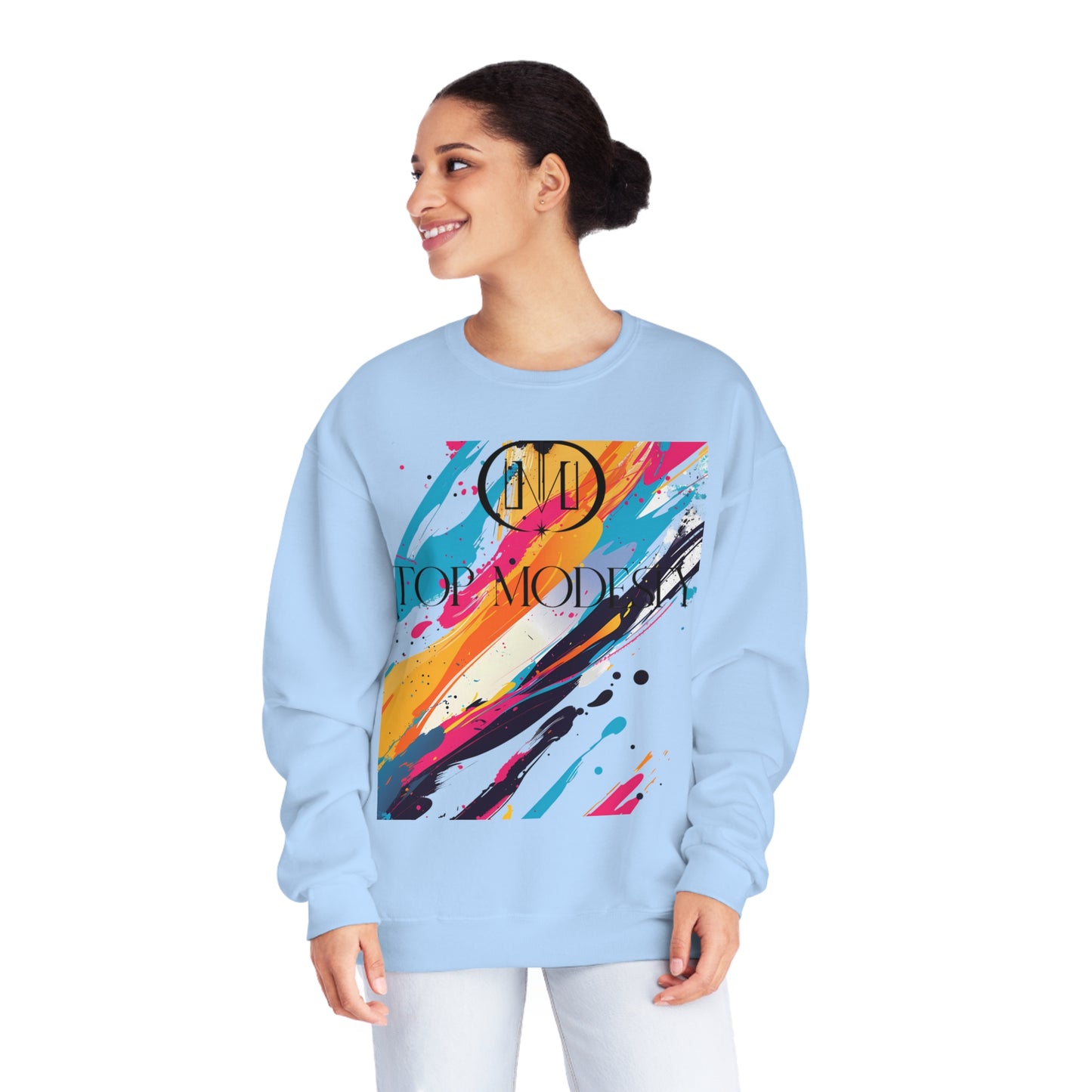 Top Modesty Spotlight Unisex Crewneck Sweatshirt