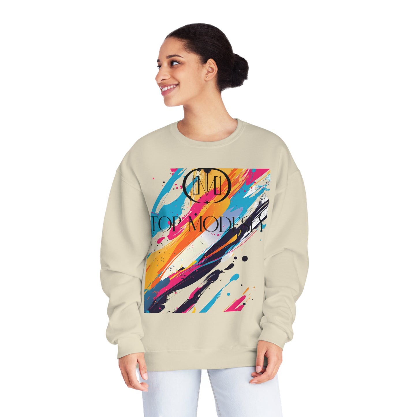 Top Modesty Spotlight Unisex Crewneck Sweatshirt