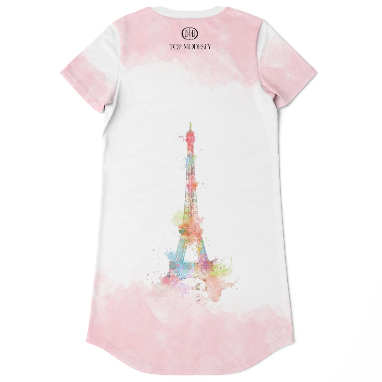 Top Modesty Comme a Paris T-Shirt Dress