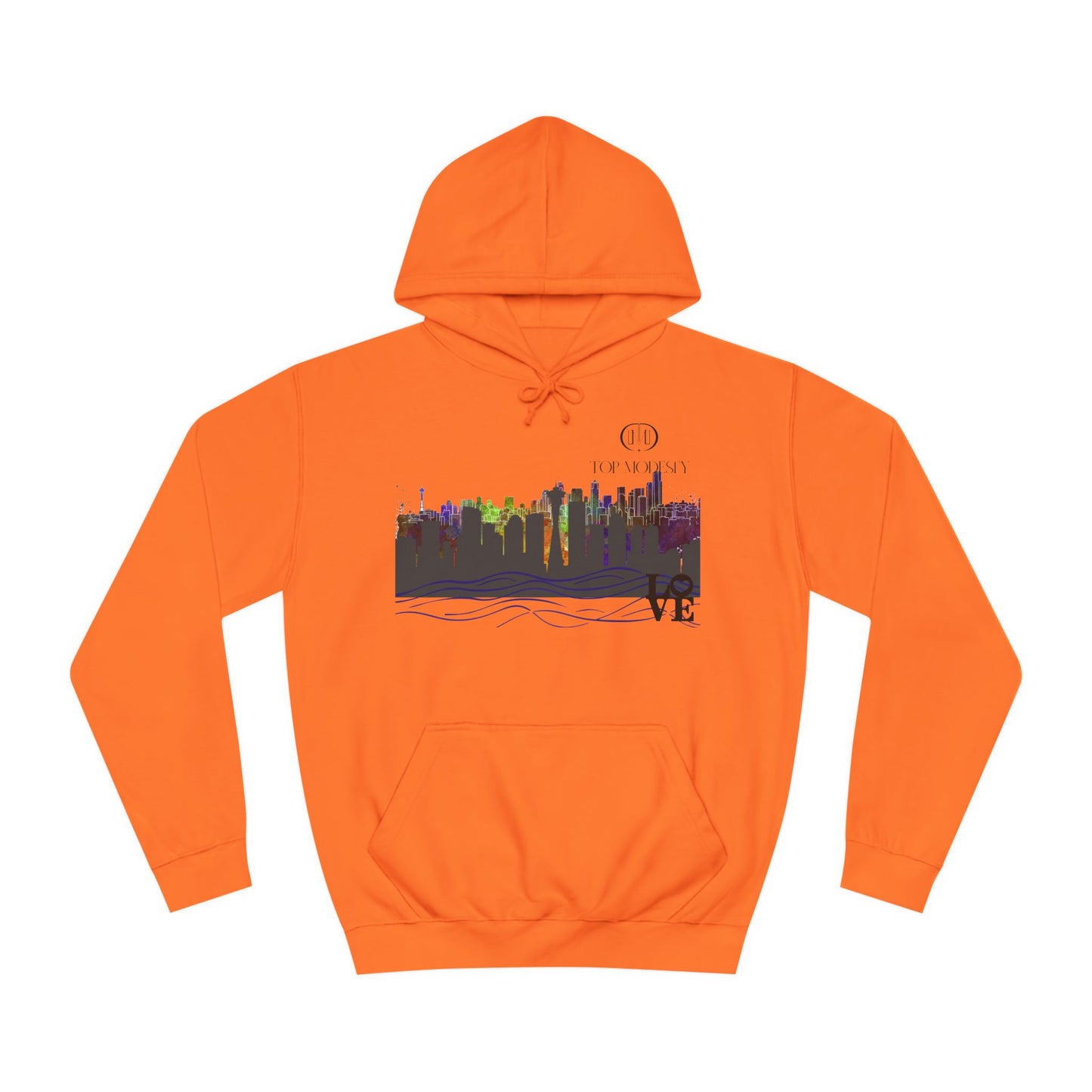 Top Modesty Rain City “Seattle” College Hoodie