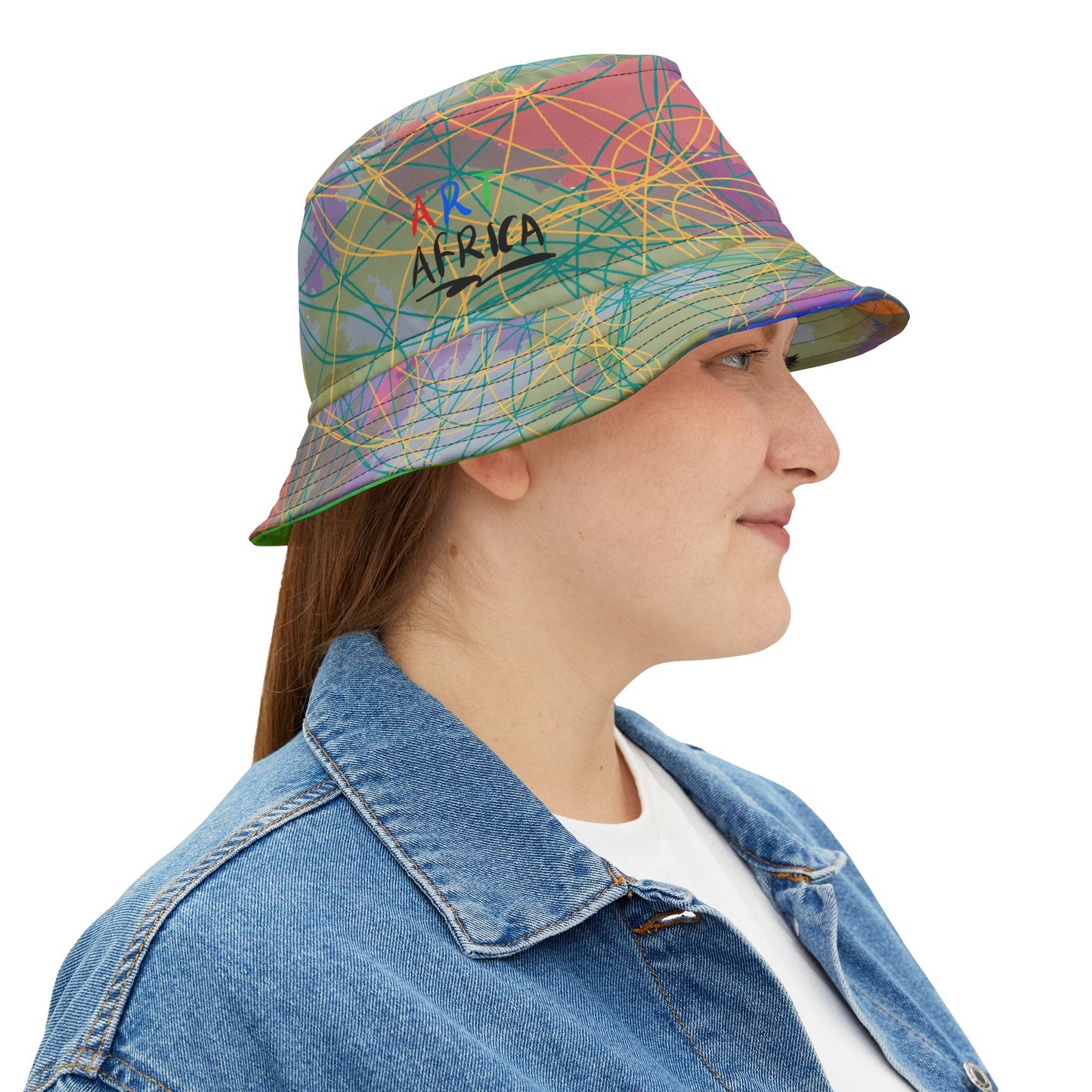 Top Modesty Art Africa Bucket Hat