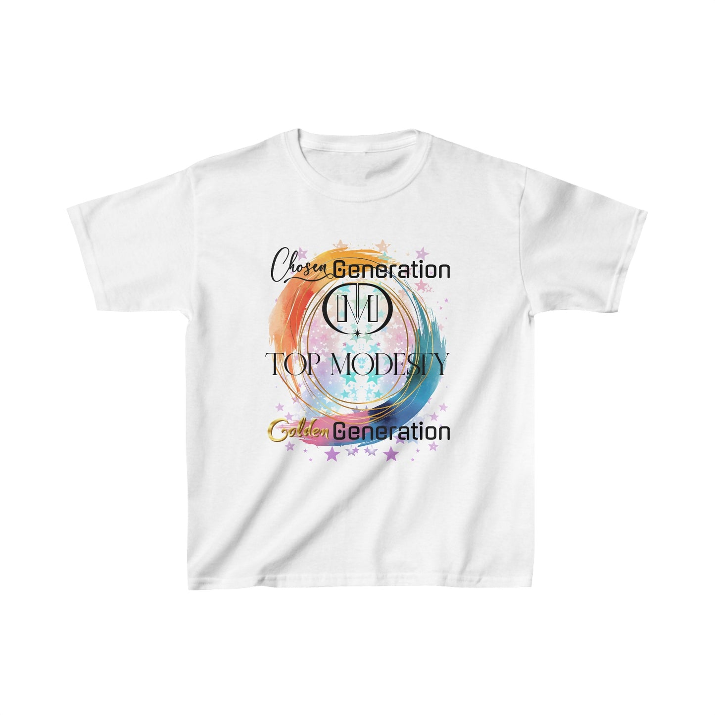 Top Modesty Chosen Golden Generation Kids Heavy Cotton™ Tee