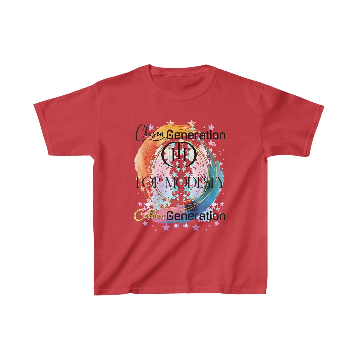 Top Modesty Chosen Golden Generation Kids Heavy Cotton™ Tee