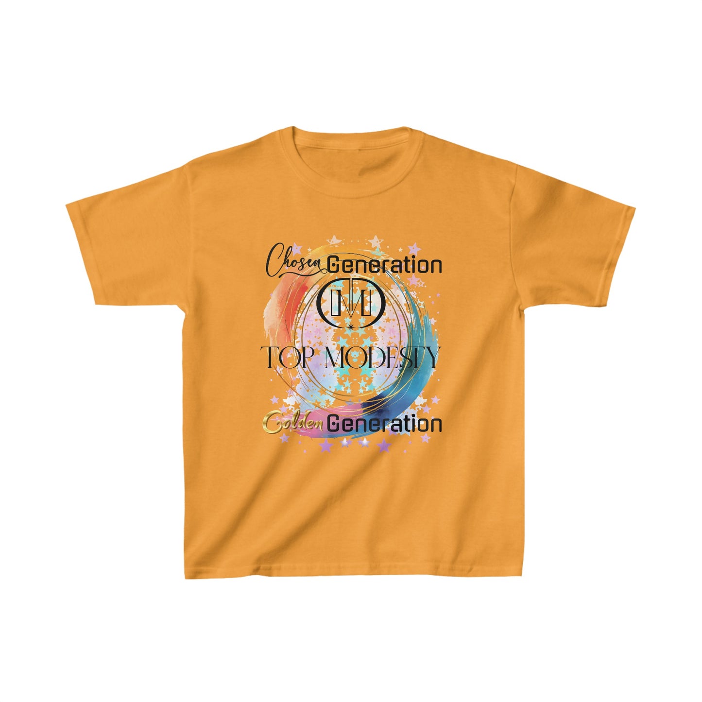 Top Modesty Chosen Golden Generation Kids Heavy Cotton™ Tee