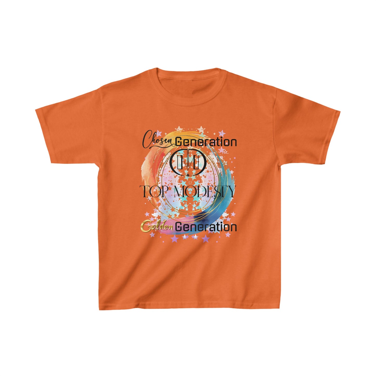 Top Modesty Chosen Golden Generation Kids Heavy Cotton™ Tee