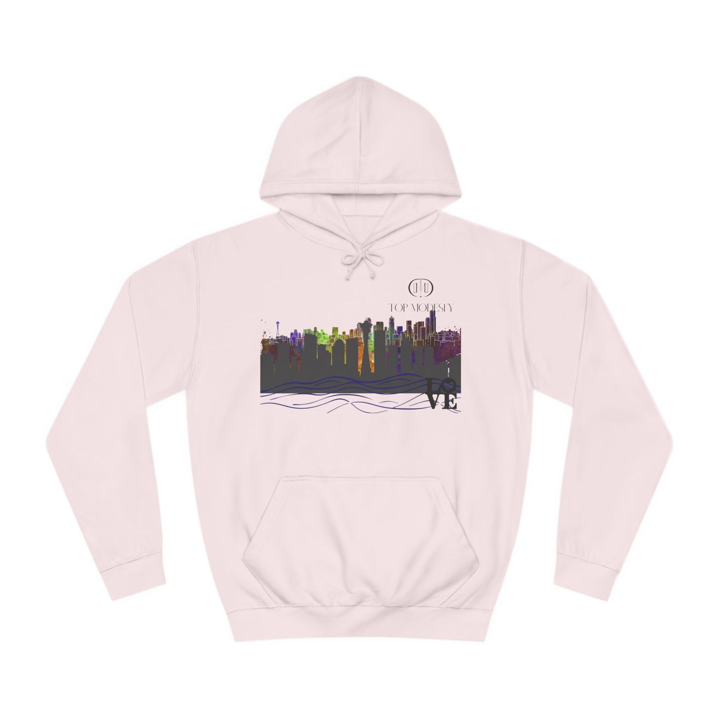 Top Modesty Rain City “Seattle” College Hoodie