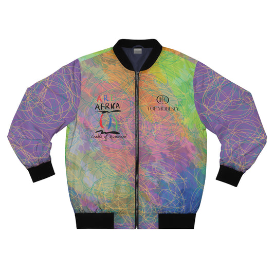 Top Modesty Art Africa Men's Bomber Jacket