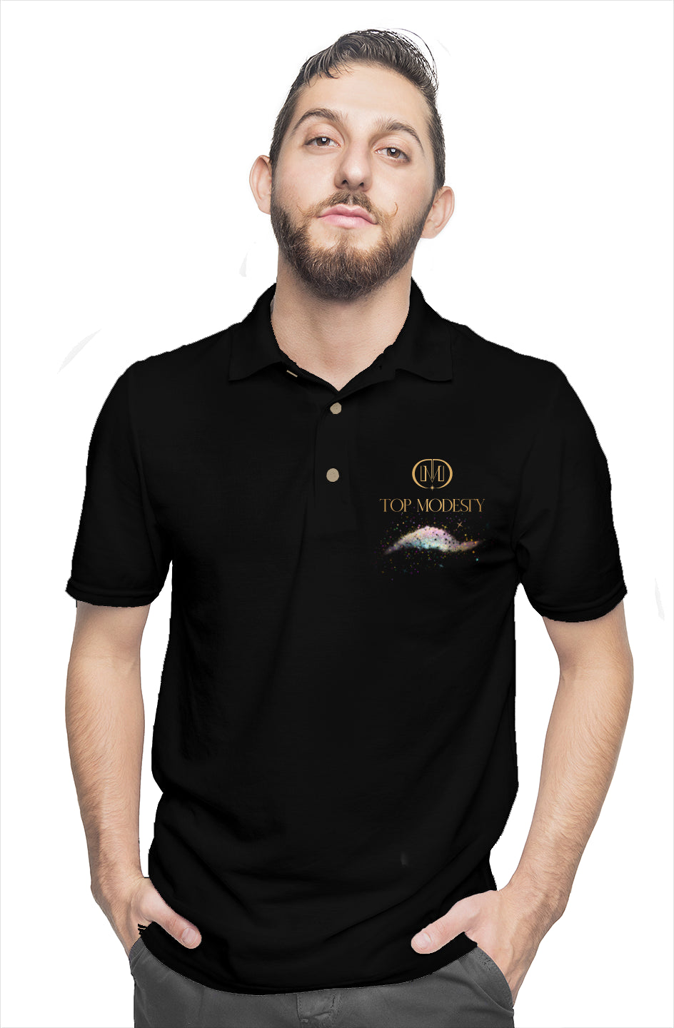 Top Modesty Somo Polo (Black)