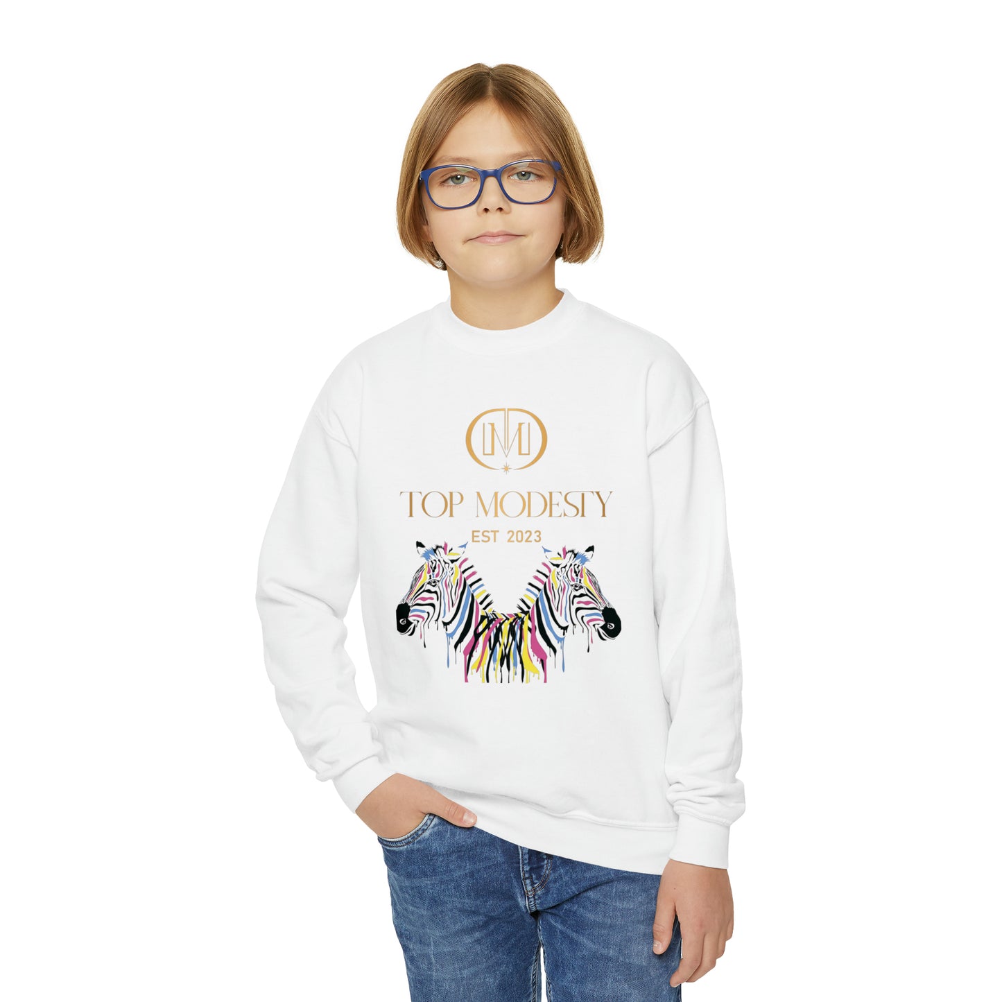 Youth Collection - Modesty DWI Youth Crewneck Sweatshirt