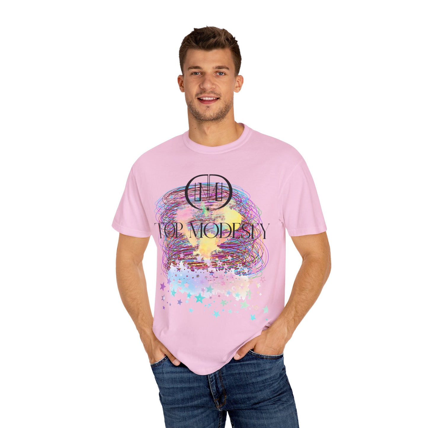 Top Modesty - Line Arts-Unisex Garment T-shirt