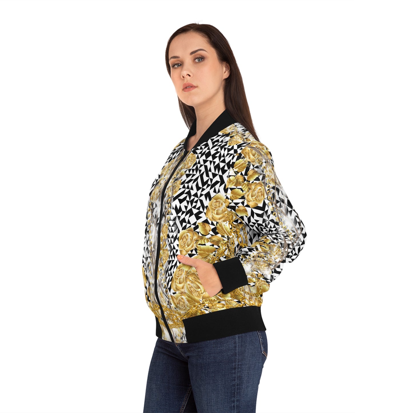 Top ModestyWomen's E.L.L.E.G.A.C.Y Bomber Jacket