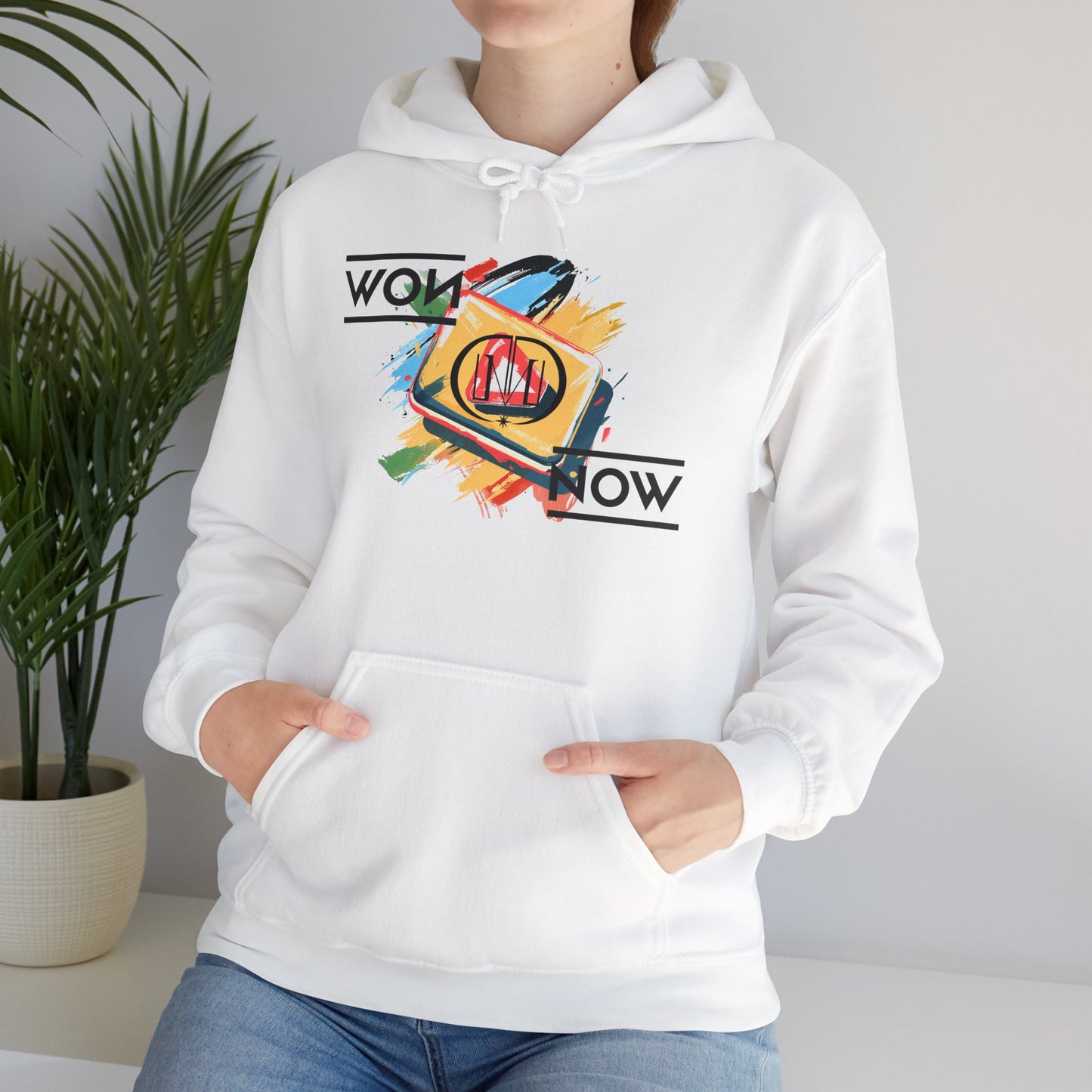 Top Modesty Won Now Unisex Heavy Blend™ Hooded Sweatshirt