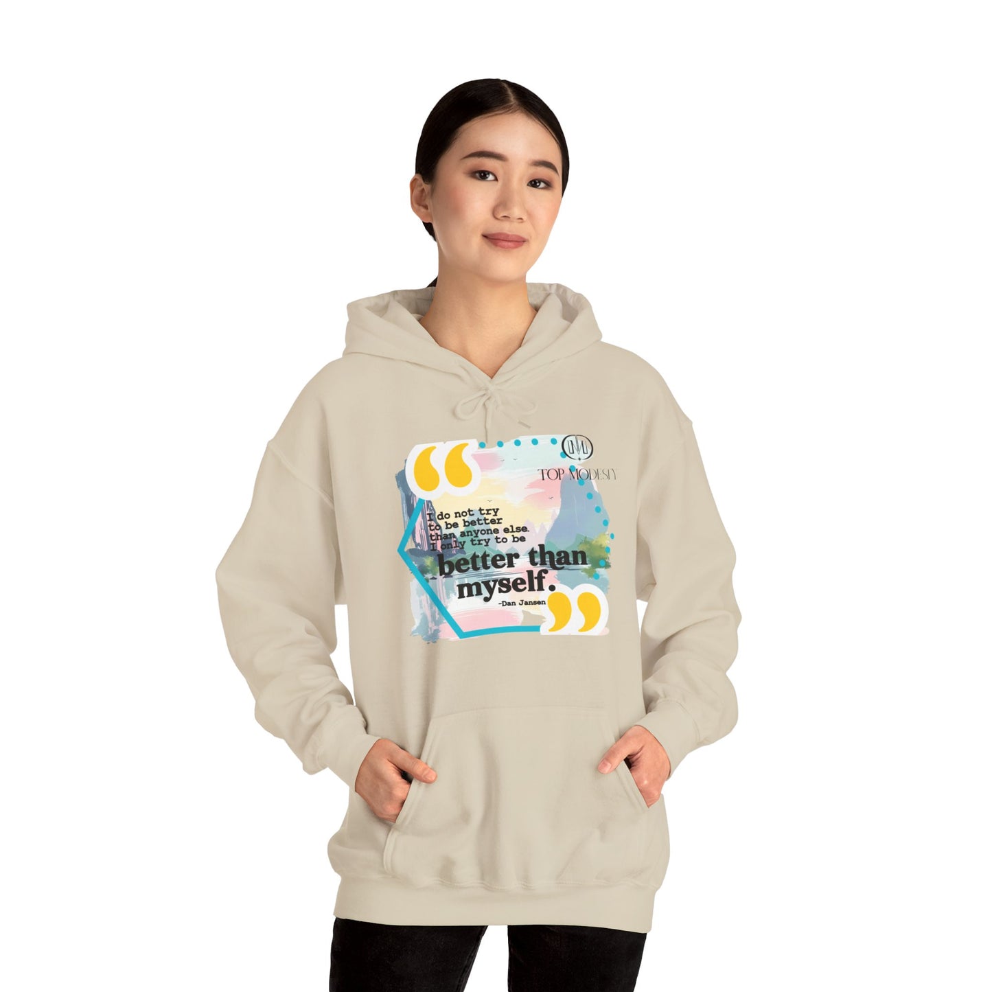 Top Modesty Hooded One Sweatshirt (unisex)