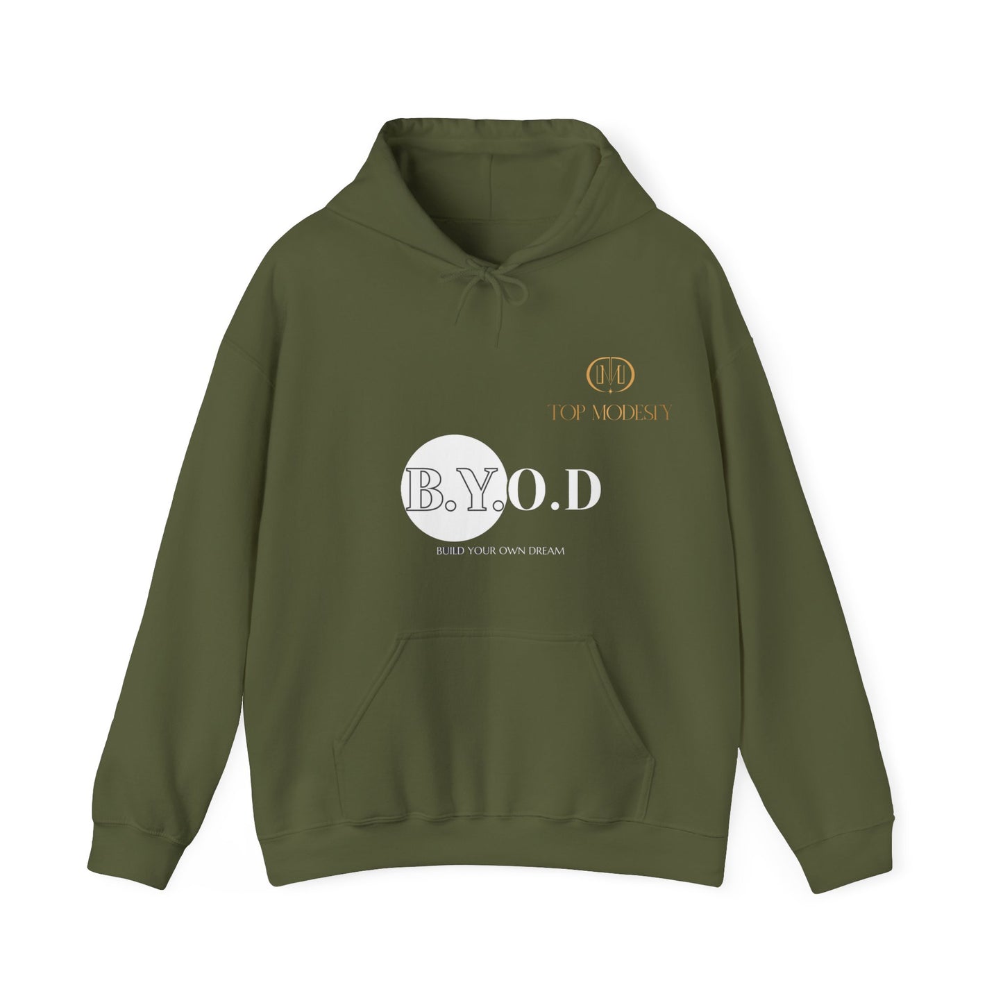 Top Modesty-B.Y.O.D Collection Unisex Heavy Blend™ Hooded Sweatshirt