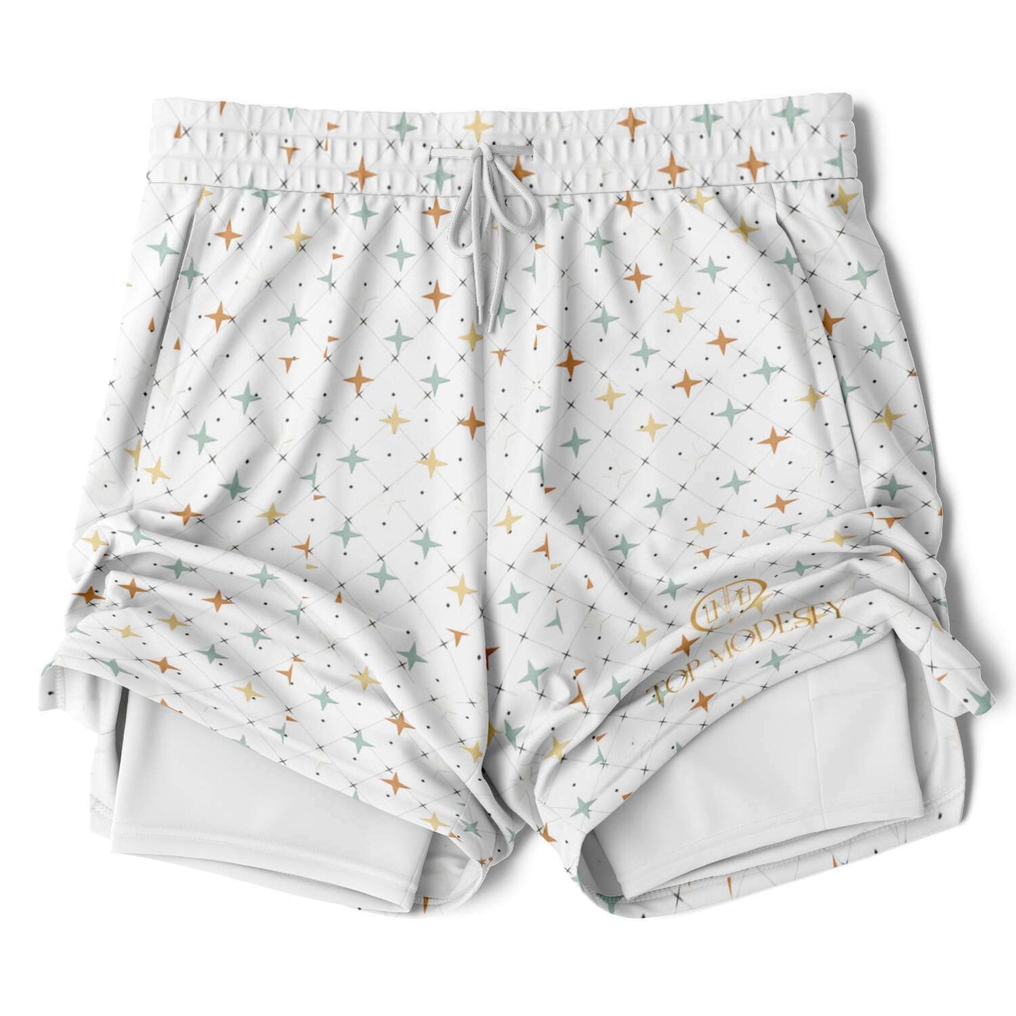 Top Modesty Men's 2-in-1 Shorts