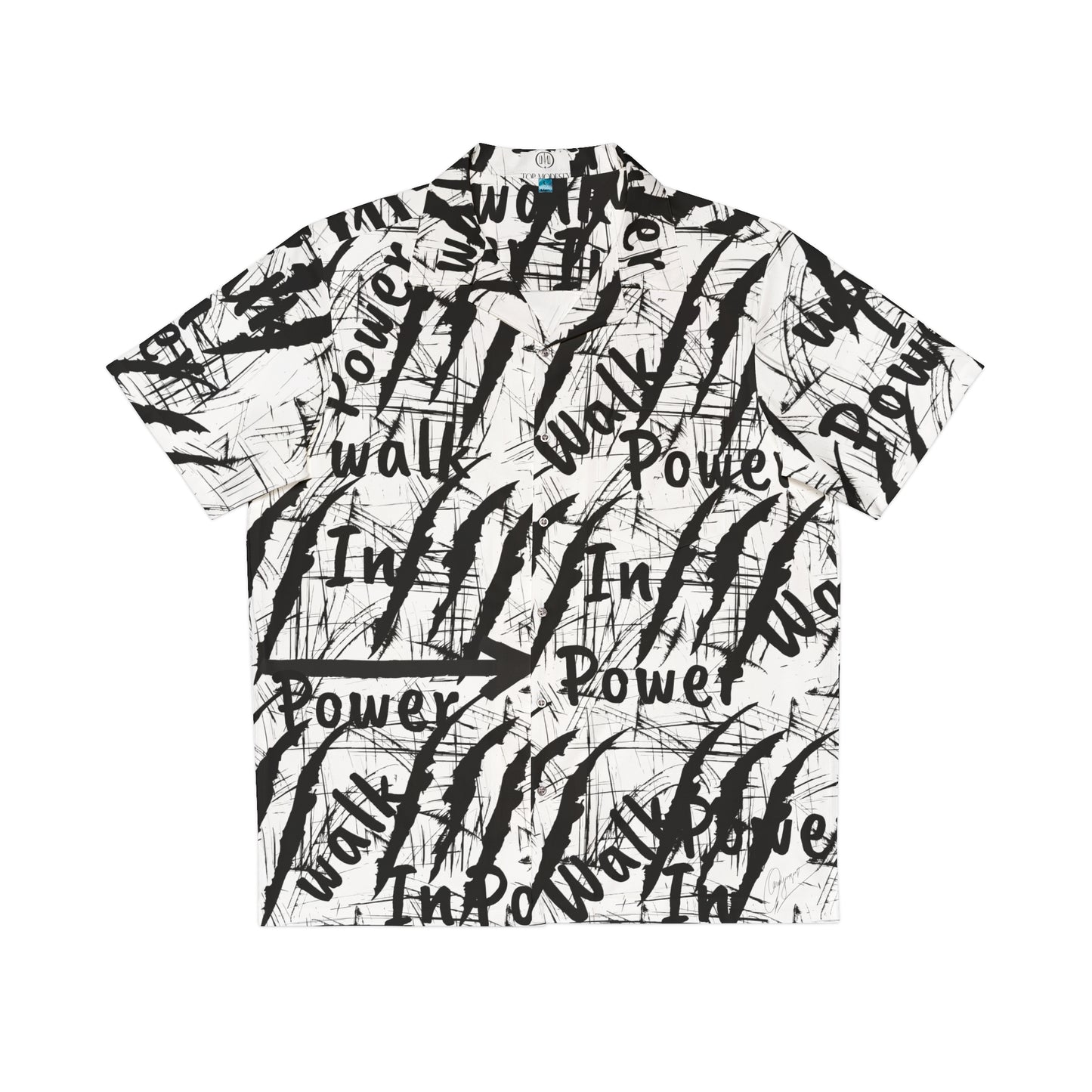 Top Modesty W.I.P(Walk In Power) Men's Hawaiian Shirt