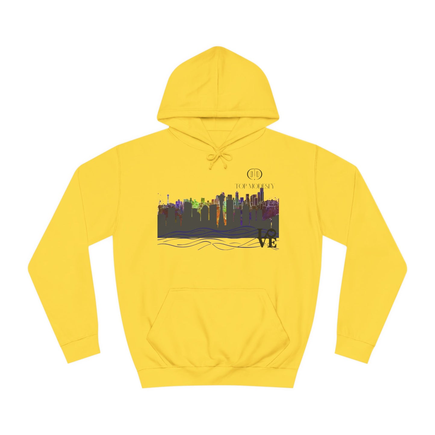 Top Modesty Rain City “Seattle” College Hoodie