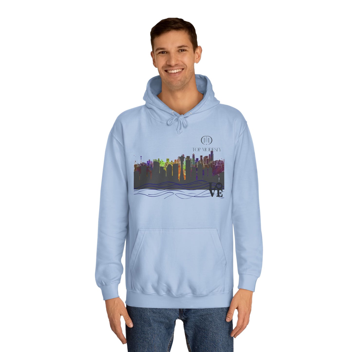 Top Modesty Rain City “Seattle” College Hoodie