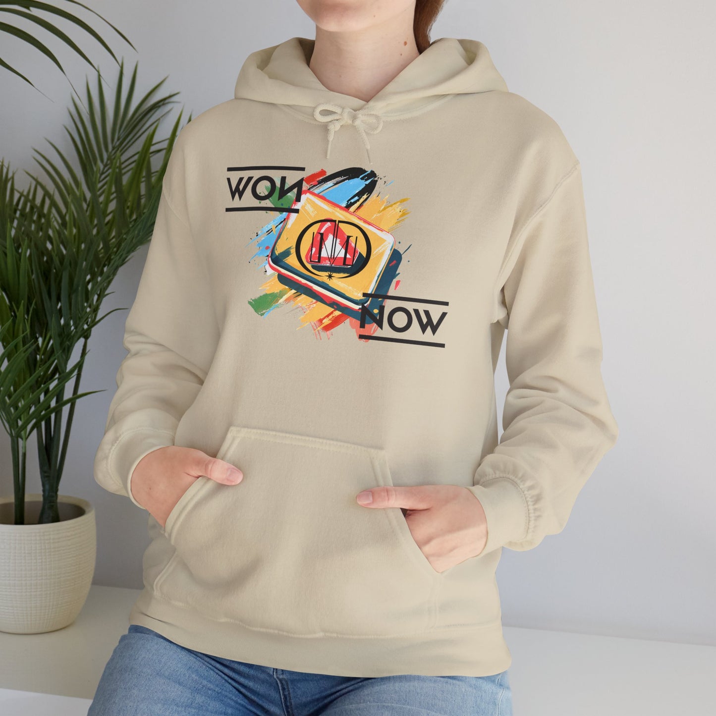 Top Modesty Won Now Unisex Heavy Blend™ Hooded Sweatshirt