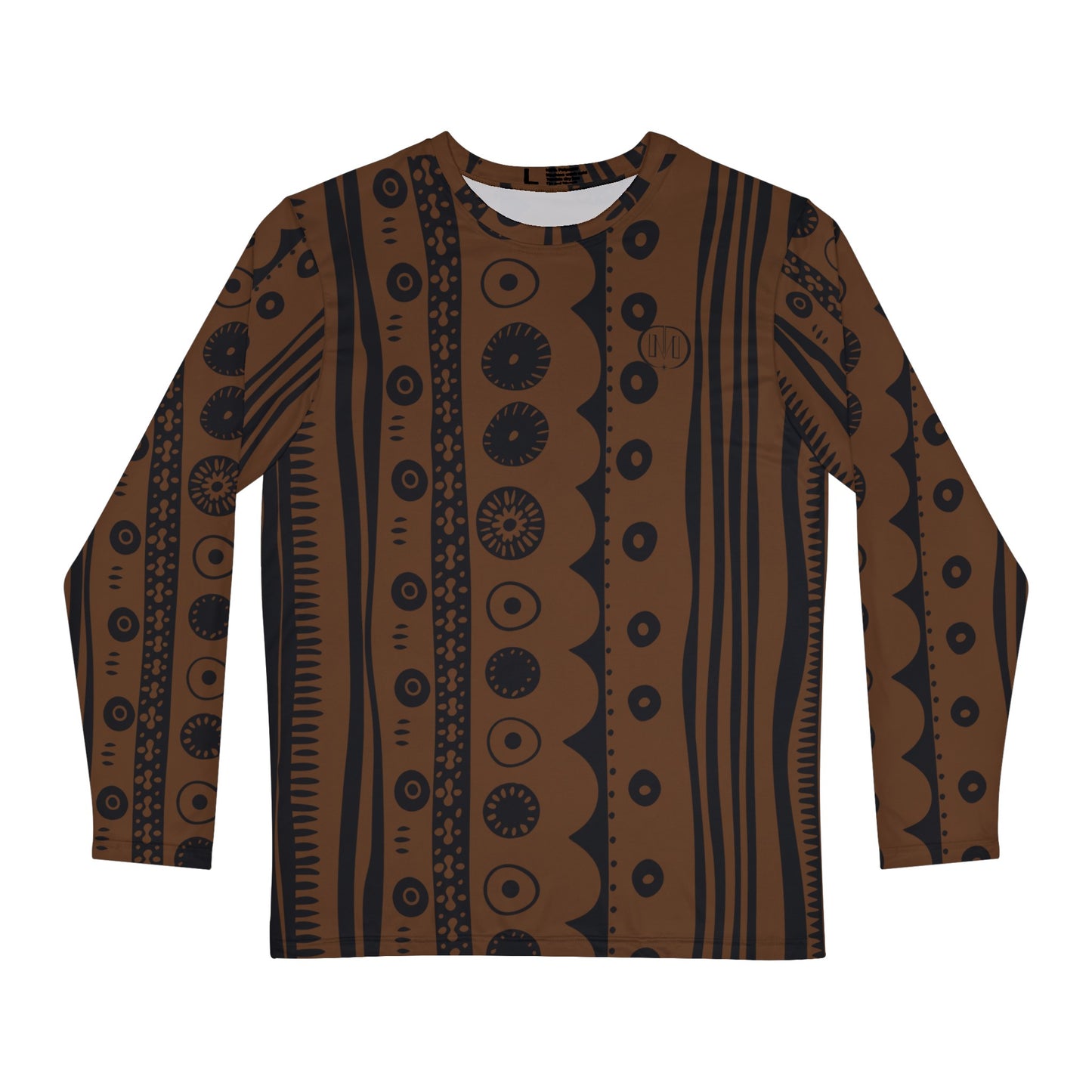 Top Modesty Men's Kenny Long Sleeve Shirt (Brown)