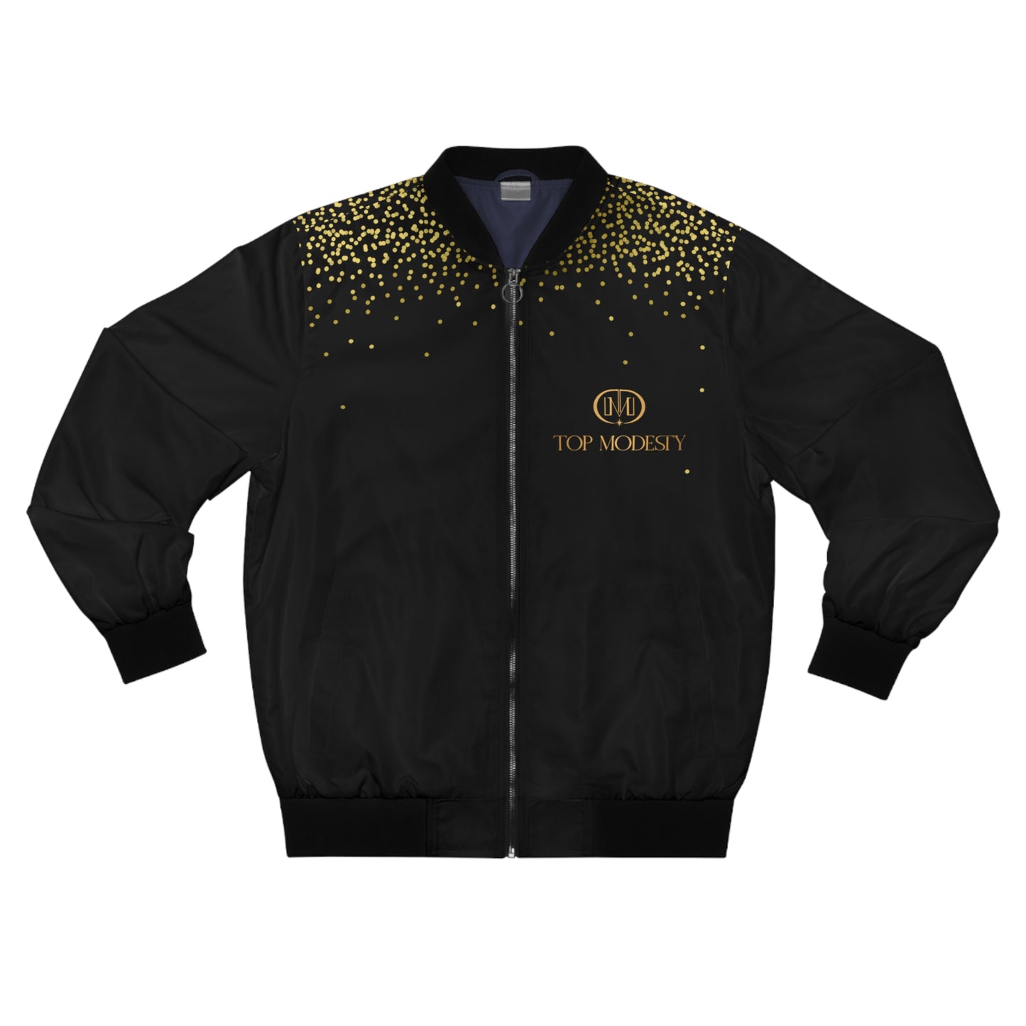 Top Modesty-Men's Bomber Jacket (Black)