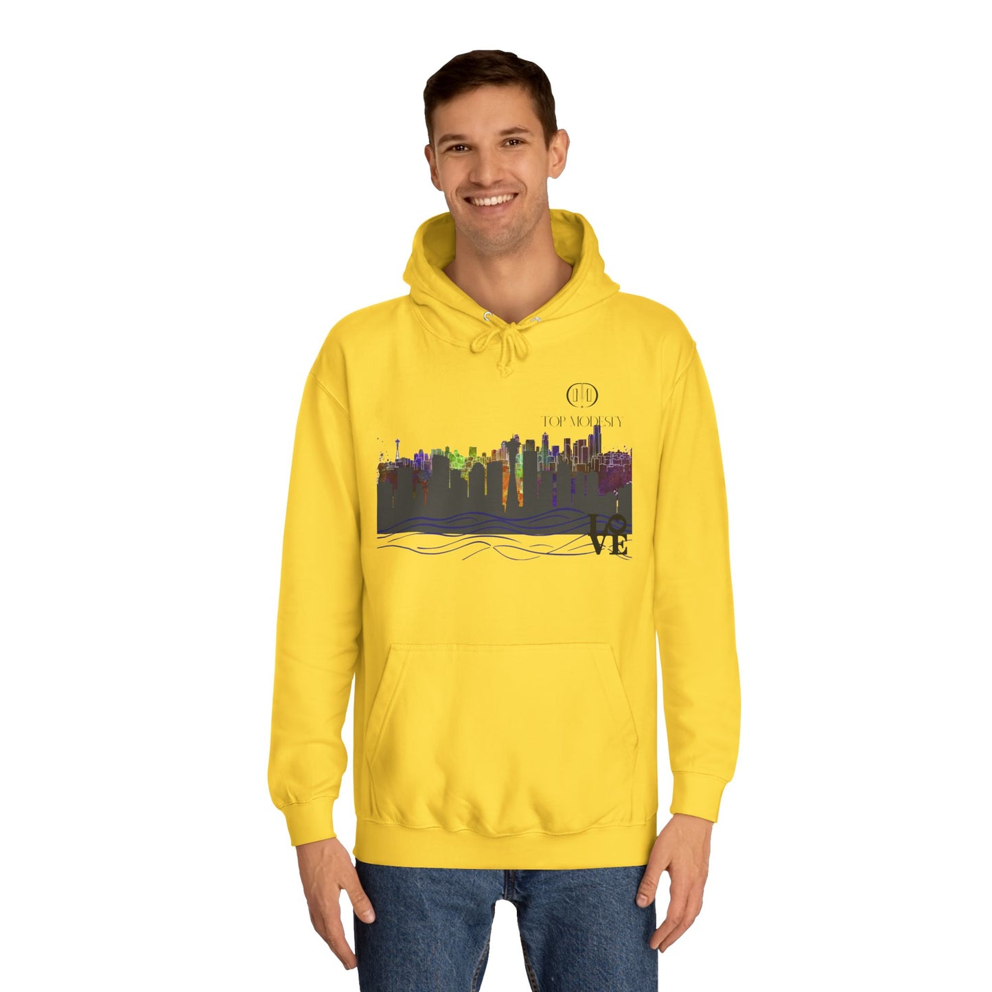 Top Modesty Rain City “Seattle” College Hoodie