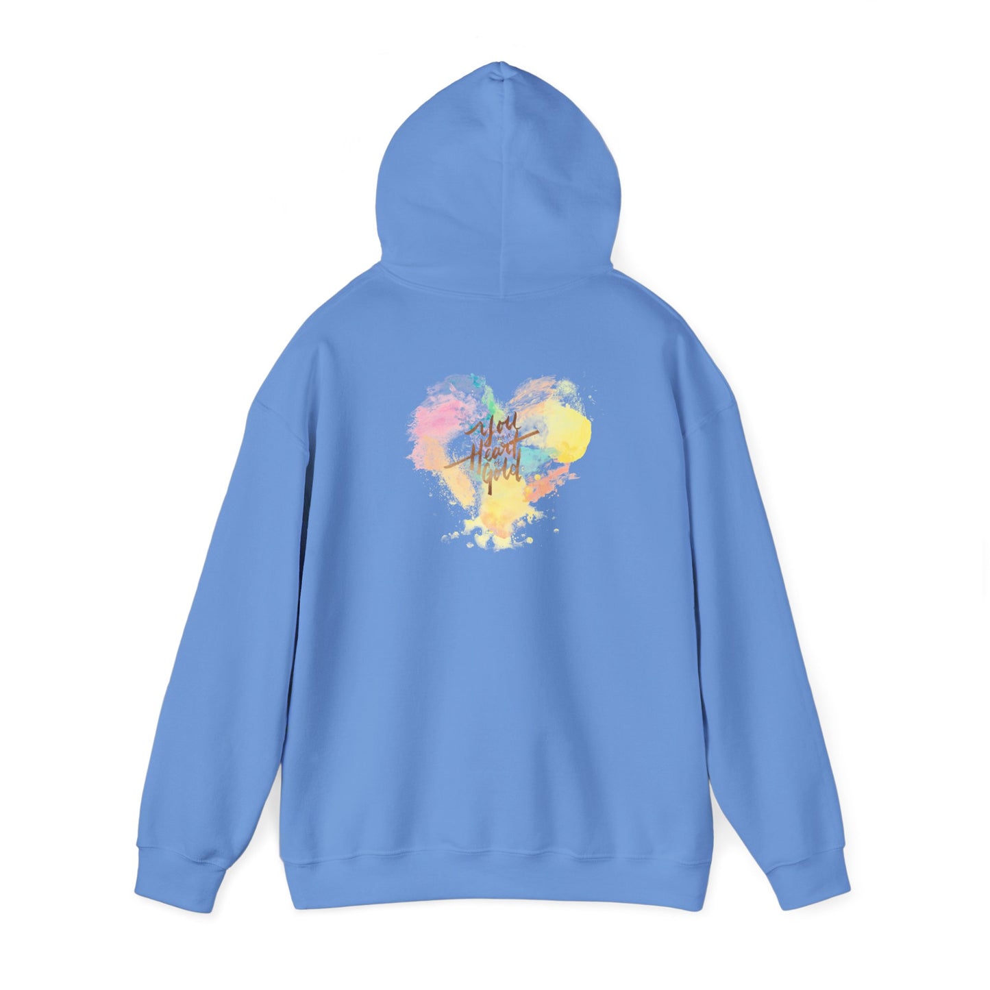 Top Modesty Heart of Gold Unisex Heavy Blend™ Hooded Sweatshirt