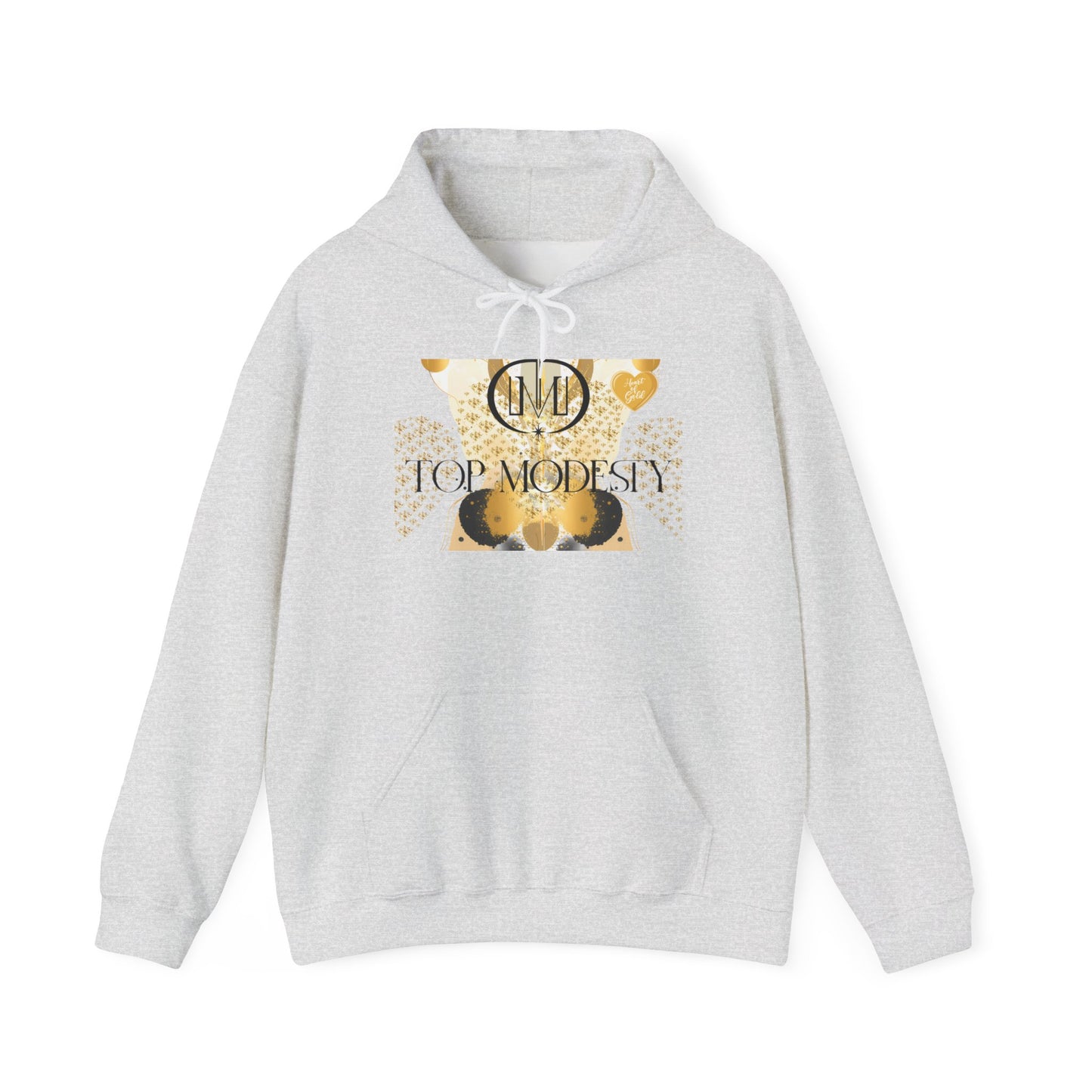 Top Modesty Heart of Gold Unisex Heavy Blend™ Hooded Sweatshirt