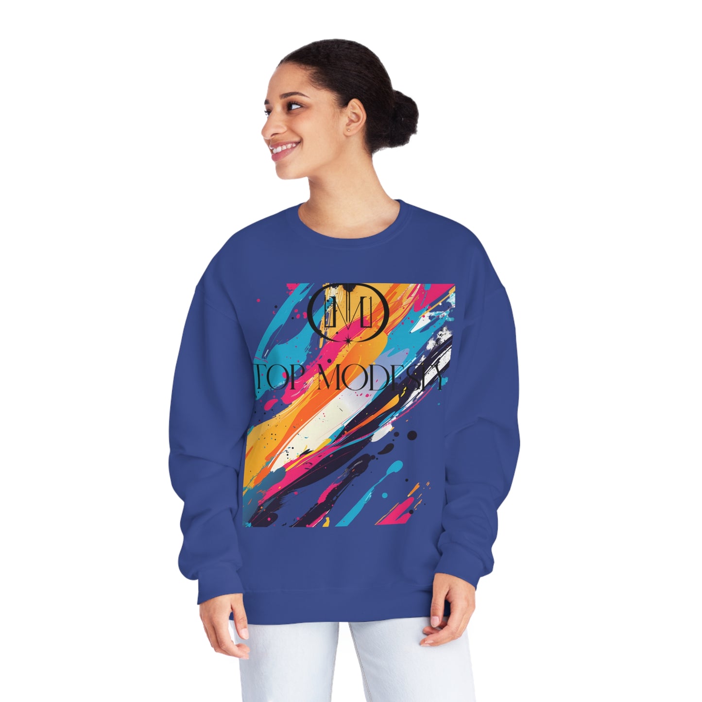 Top Modesty Spotlight Unisex Crewneck Sweatshirt