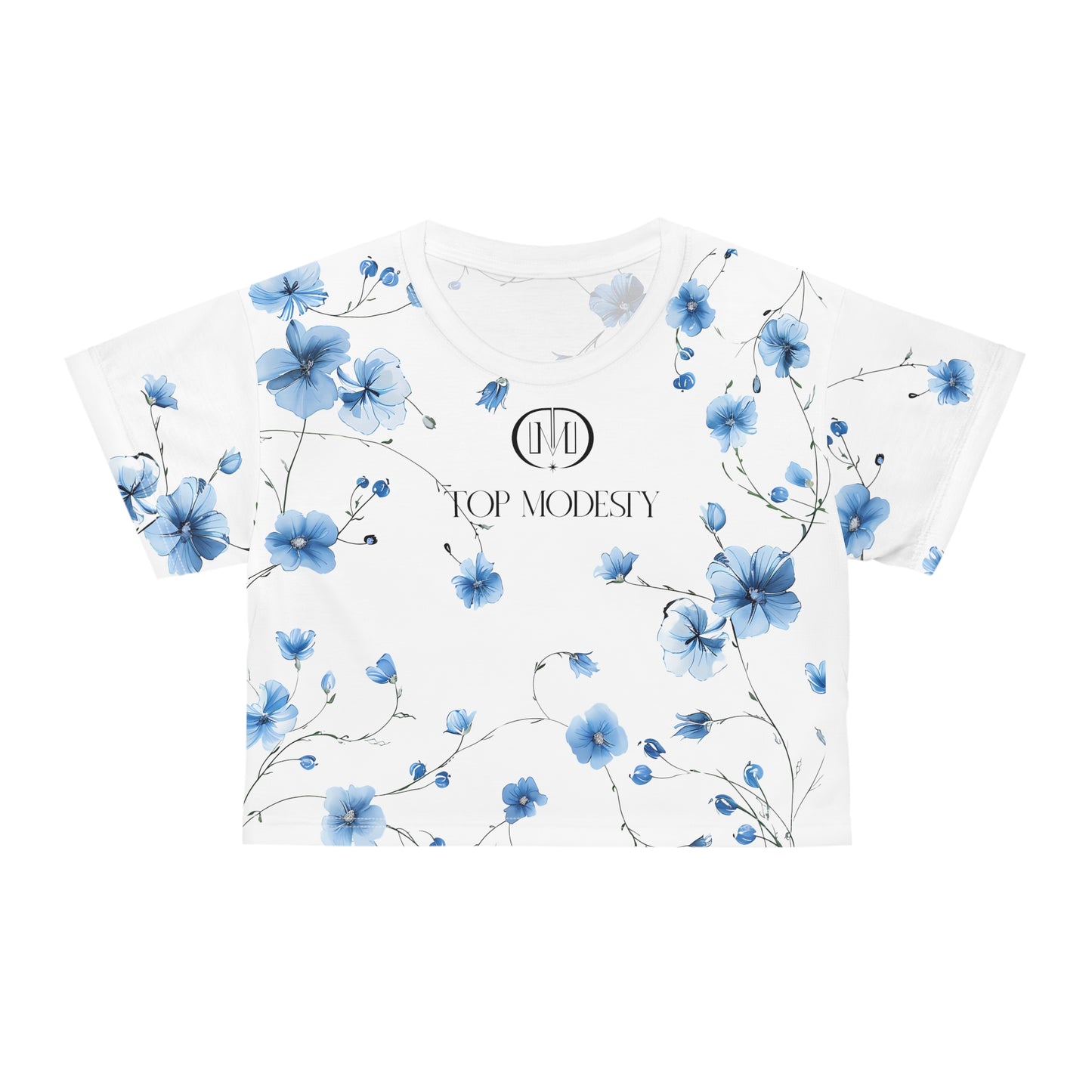 Top Modesty Clásico Crop Tee