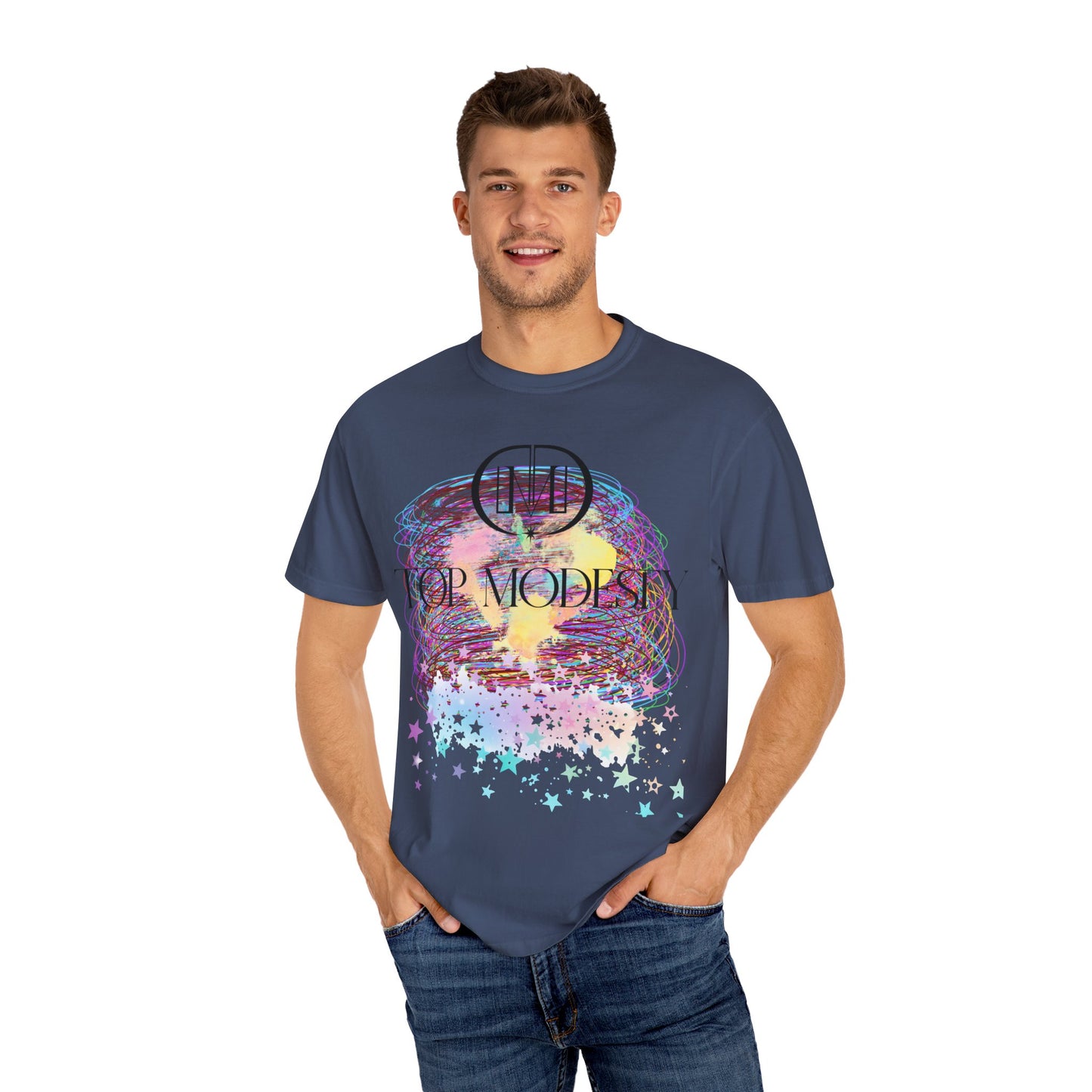 Top Modesty - Line Arts-Unisex Garment T-shirt